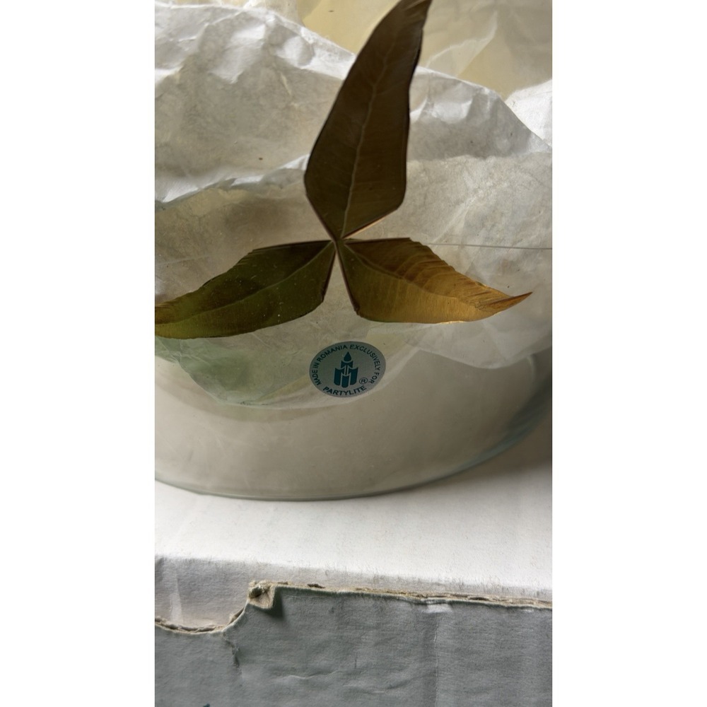 PartyLite Tuscany Lamp Glass HB4200G Hurricane Shade Globe‎ - Picture 4 of 12